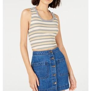 Free People Striped Workshop Tank Top